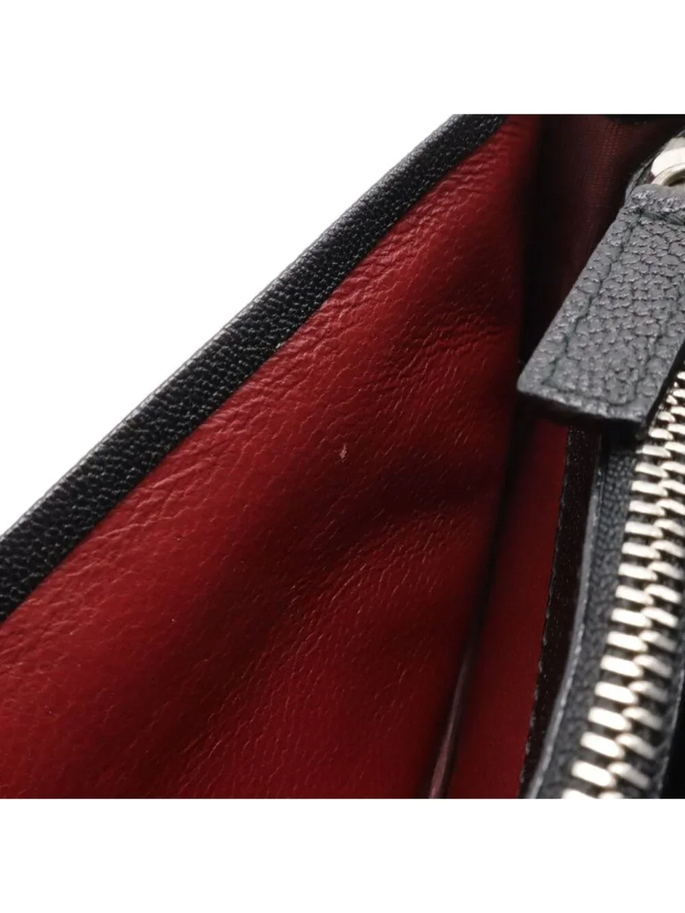 Bvlgari Doppiotondo Bifold Wallet Leather Black Silver
